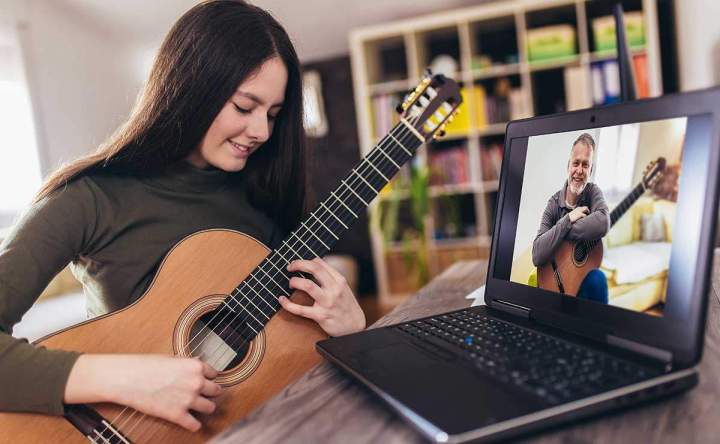Cours particuliers de guitare en ligne Sotteville-lès-Rouen