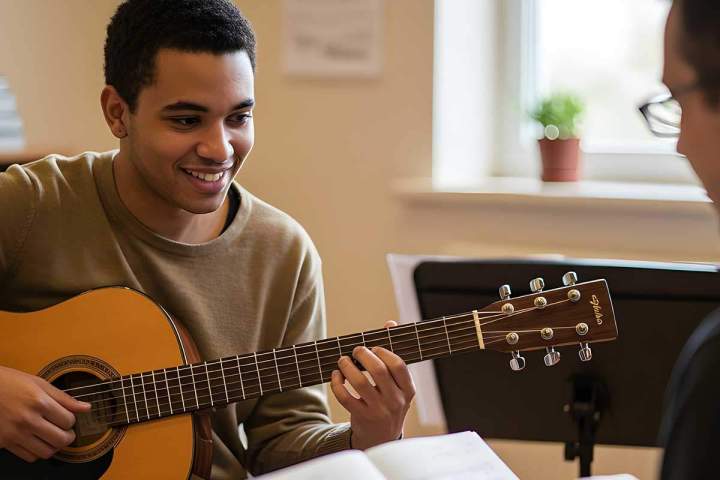 Des cours de guitare classique pour tous les âges.