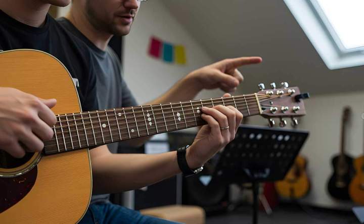 Cours particuliers de guitare acoustique Sotteville-lès-Rouen